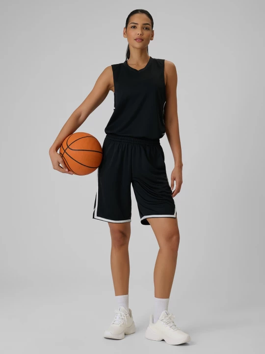 Obrázek produktu Unisex rychleschnoucí basketbalové kraťasy - černé 4F