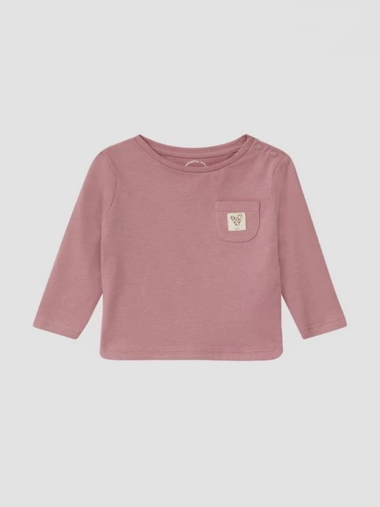 Obrázek produktu Unisex tričko s náprsní kapsou a nášivkou se štítkem s.Oliver růžová