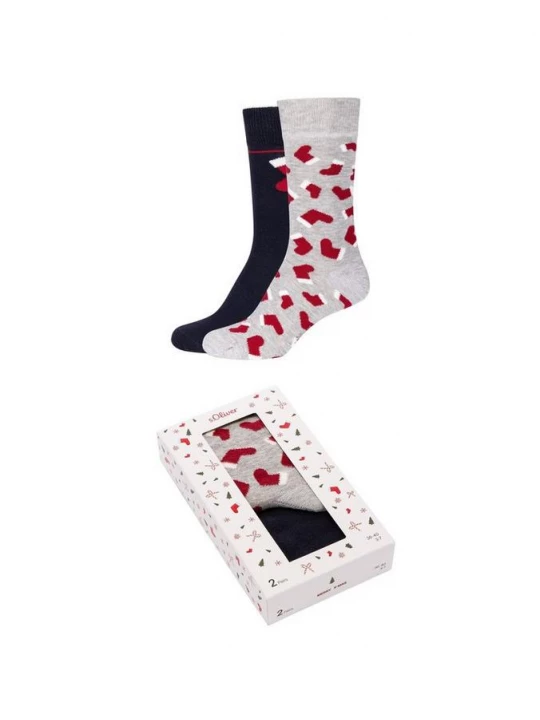 Obrázek produktu Unisex vánoční ponožky, 2 páry v balení s.Oliver