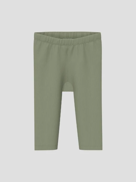 Obrázek produktu Unisex žebrované legíny s.Oliver olivová