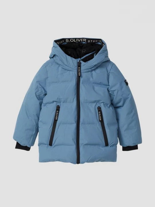 Obrázek produktu Unisex zimní bunda se sportovními detaily s.Oliver modrá