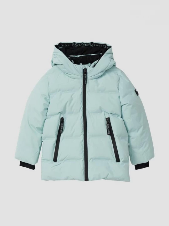 Obrázek produktu Unisex zimní bunda se sportovními detaily s.Oliver tyrkysová
