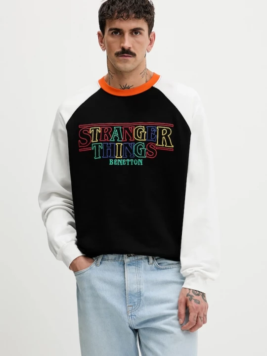 Obrázek produktu United Colors of Benetton Bavlněná mikina x Stranger Things