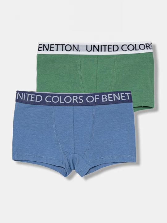 Obrázek produktu United Colors of Benetton boxerky dětské bavlněné s elastanem 2-pack