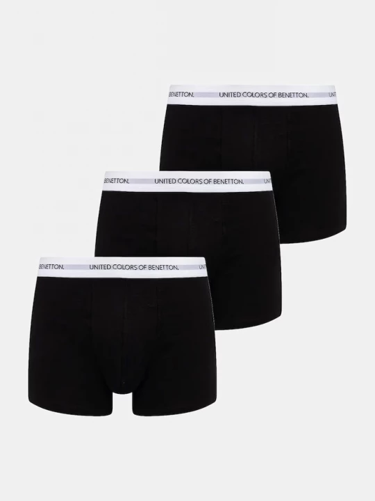 Obrázek produktu United Colors of Benetton boxerky pánské 3-pack černá