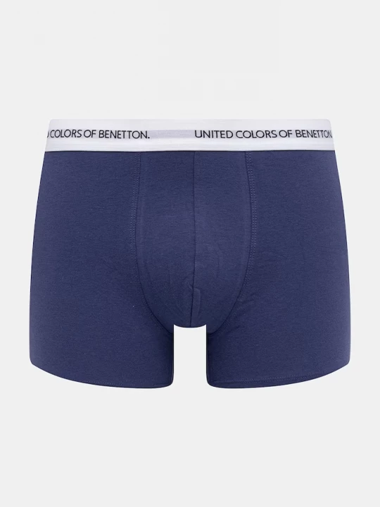 Obrázek produktu United Colors of Benetton boxerky pánské bavlněné s elastanem modrá