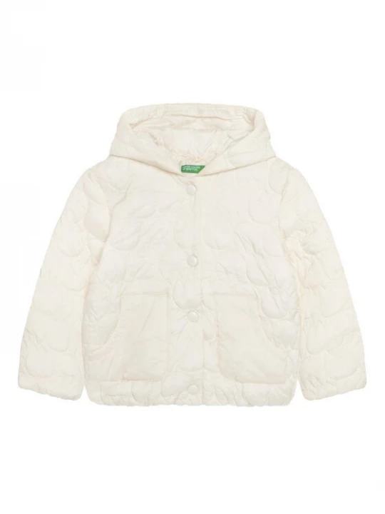 Obrázek produktu United Colors Of Benetton Bunda pro přechodné období 2YCUGN042 Écru Regular Fit Krémová