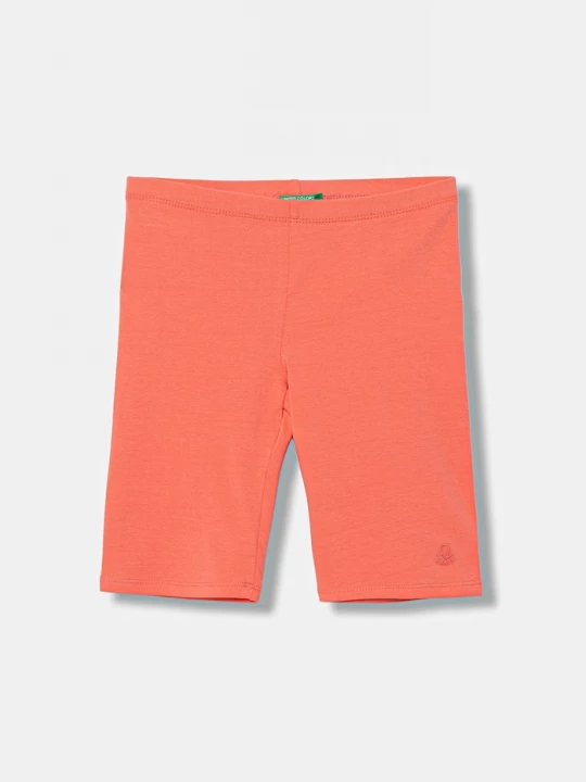 Obrázek produktu United Colors of Benetton cyklistické šortky dětské bavlněné s elastanem oranžová
