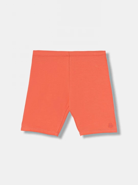 Obrázek produktu United Colors of Benetton cyklistické šortky dětské bavlněné s elastanem oranžová