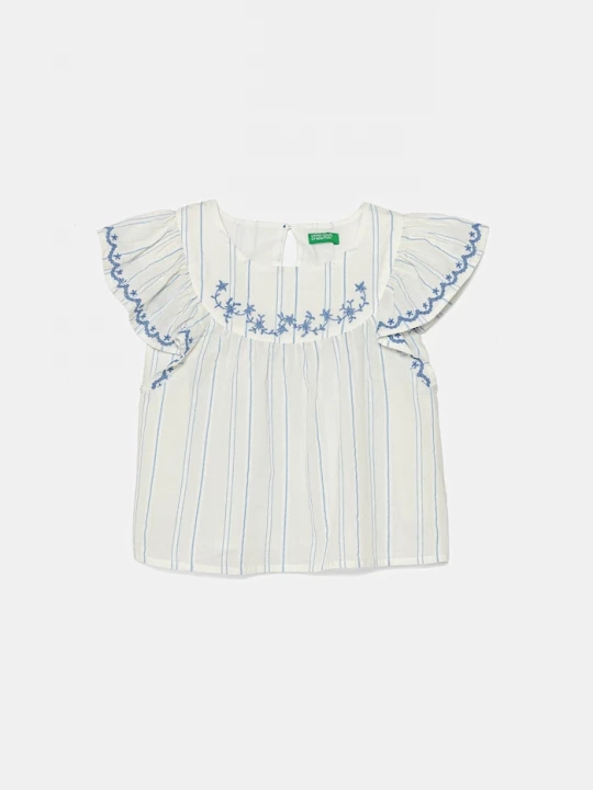 Obrázek produktu United Colors of Benetton Dětská bavlněná halenka United Colors of Benetton