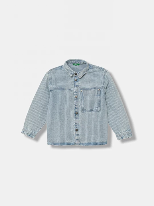 Obrázek produktu United Colors of Benetton dětská džínová košile modrá
