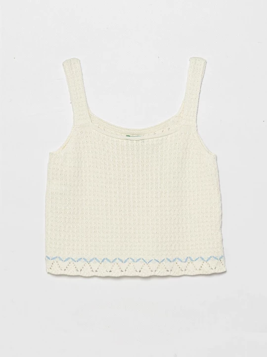 Obrázek produktu United Colors of Benetton Dětská halenka United Colors of Benetton béžová