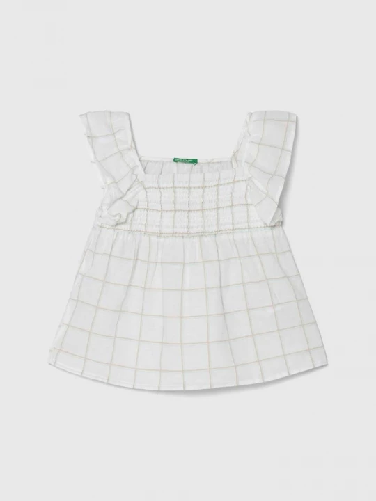 Obrázek produktu United Colors of Benetton Dětská lněná halenka United Colors of Benetton