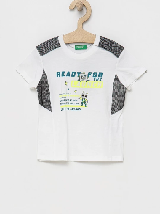 Obrázek produktu United Colors of Benetton Dětské bavlněné tričko United Colors of Benetton