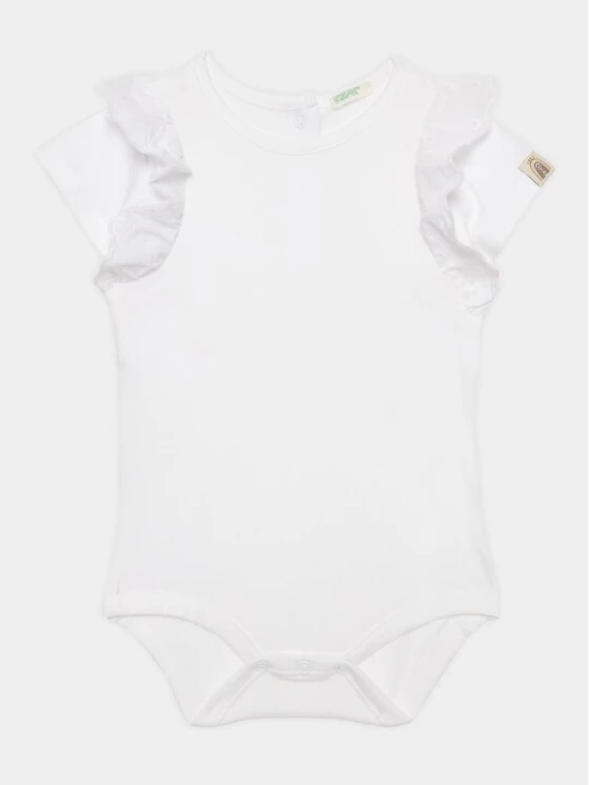 Obrázek produktu United Colors Of Benetton Dětské body 3P4ZAB00D Bílá Regular Fit