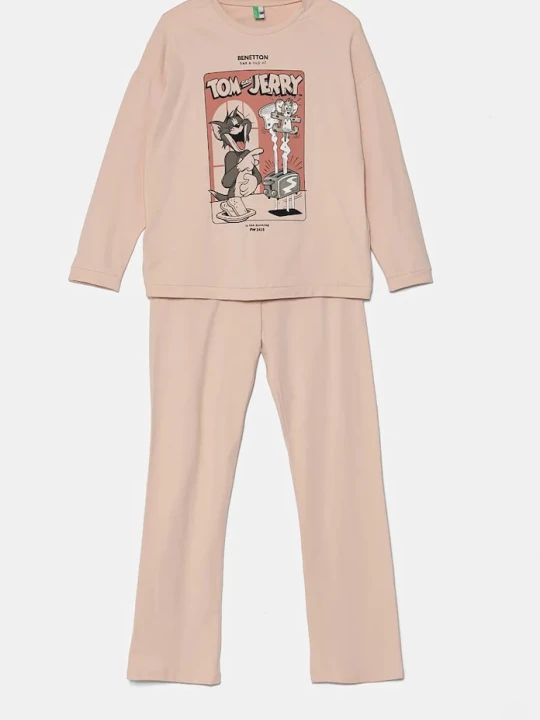 Obrázek produktu United Colors of Benetton Dětské pyžamo United Colors of Benetton růžová