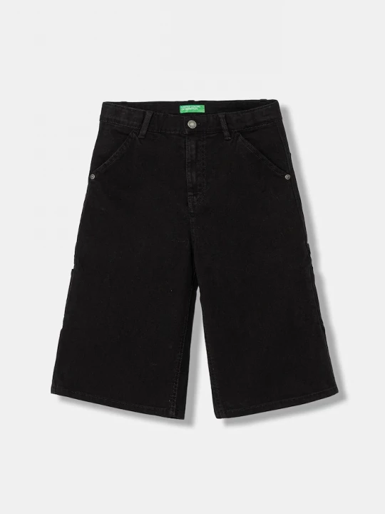 Obrázek produktu United Colors of Benetton Dětské riflové kraťasy United Colors of Benetton černá