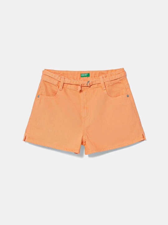 Obrázek produktu United Colors of Benetton Dětské riflové kraťasy United Colors of Benetton oranžová