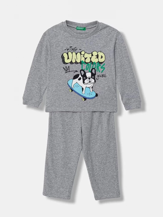 Obrázek produktu United Colors of Benetton dvoudílné pyžamo dětské bavlněné