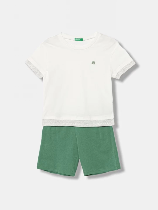 Obrázek produktu United Colors of Benetton dvoudílné pyžamo dětské bavlněné