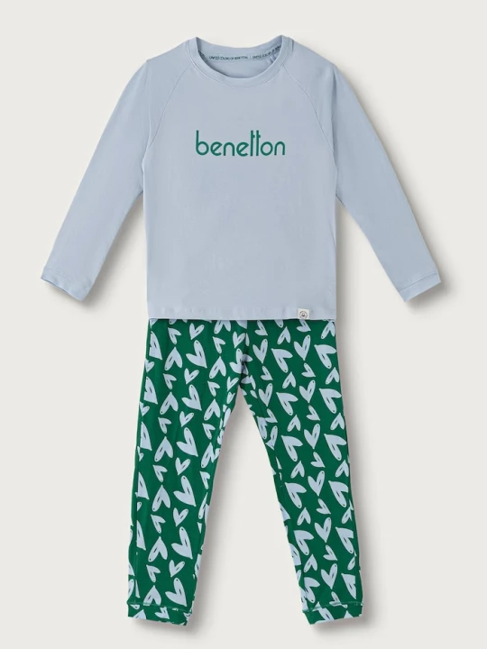 Obrázek produktu United Colors of Benetton dvoudílné pyžamo dětské s bavlnou