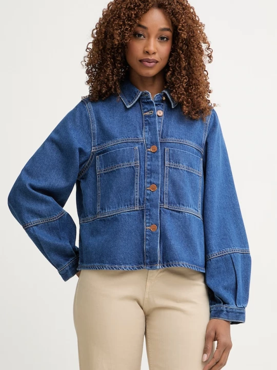 Obrázek produktu United Colors of Benetton džínová bunda dámská modrá