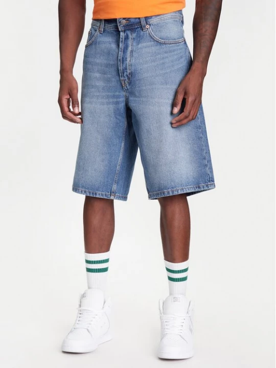 Obrázek produktu United Colors Of Benetton Džínové šortky 4AW7U9018 Modrá Relaxed Fit