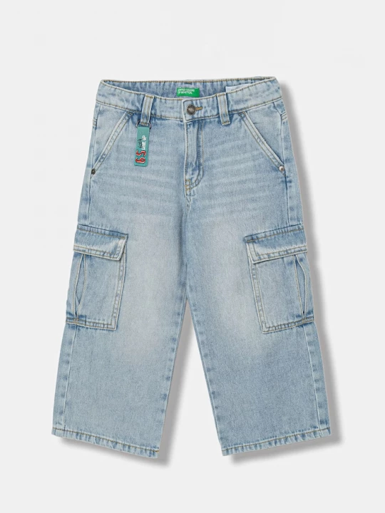 Obrázek produktu United Colors of Benetton džíny loose dětské