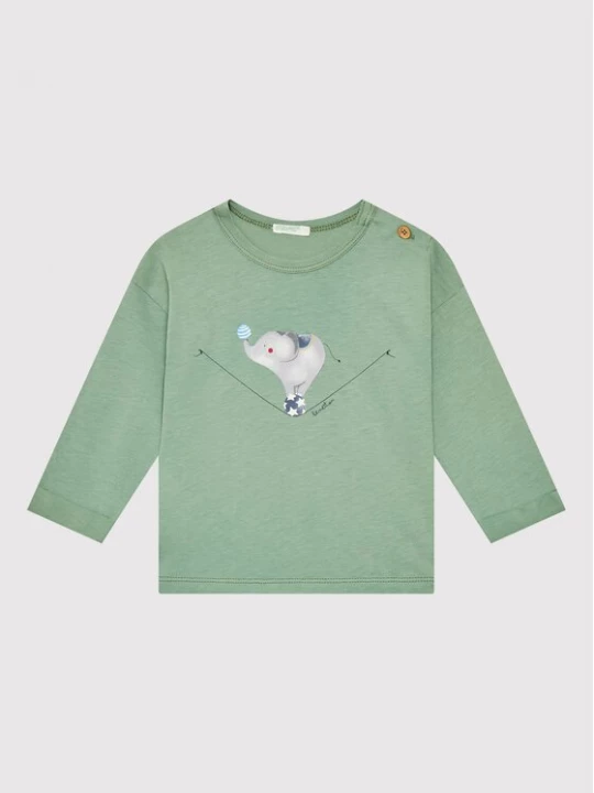 Obrázek produktu United Colors Of Benetton Halenka 3ATNA1017 Zelená Regular Fit