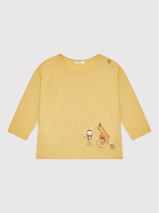 Obrázek produktu United Colors Of Benetton Halenka 3ATNA1017 Žlutá Regular Fit