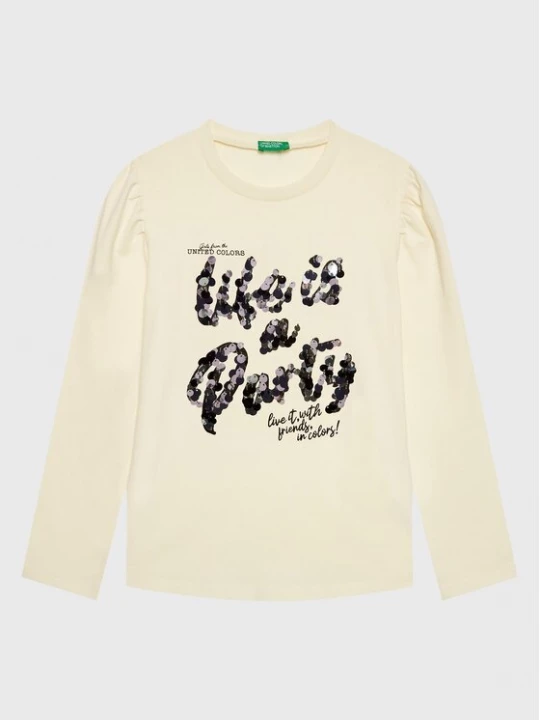 Obrázek produktu United Colors Of Benetton Halenka 3YN4C108T Bílá Regular Fit