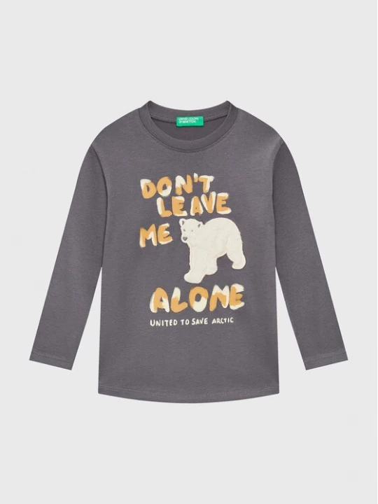 Obrázek produktu United Colors Of Benetton Halenka 3YN4G106D Šedá Regular Fit