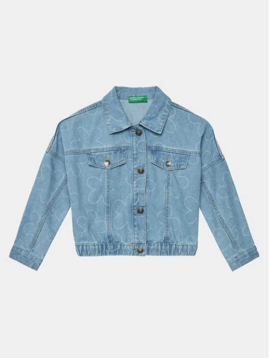 Obrázek produktu United Colors Of Benetton Jeansová bunda 2VUGCN04G Modrá Regular Fit