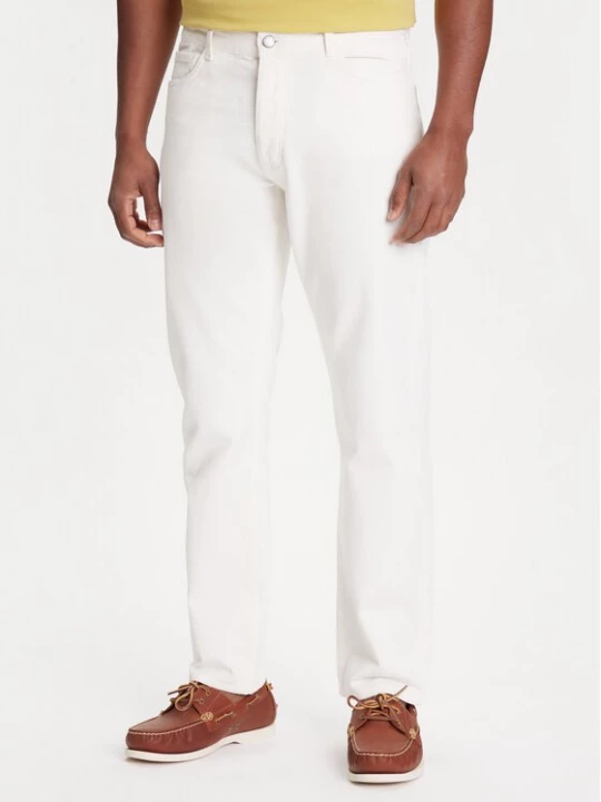 Obrázek produktu United Colors Of Benetton Jeansy 4RZVUE01W Écru Straight Fit Krémová