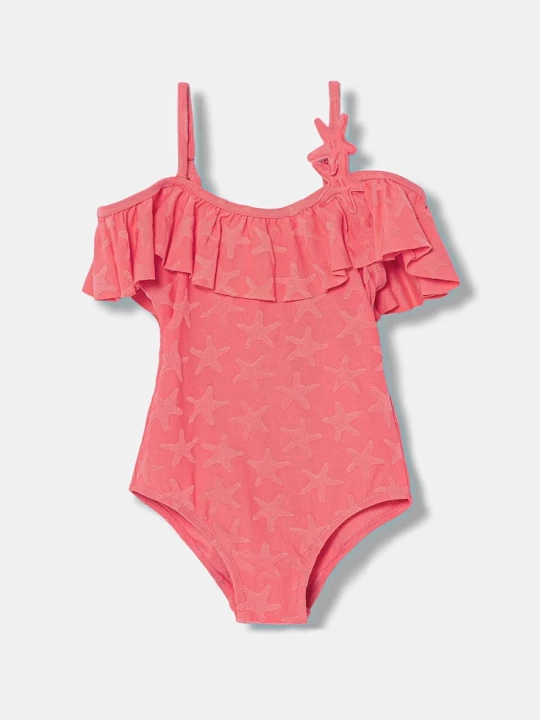 Obrázek produktu United Colors of Benetton jednodílné plavky dětské oranžová