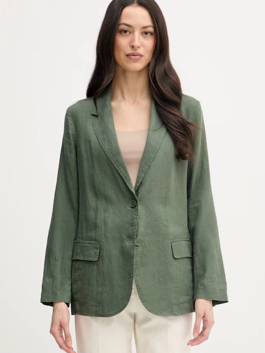 Obrázek produktu United Colors of Benetton jednořadé sako dámské lněné