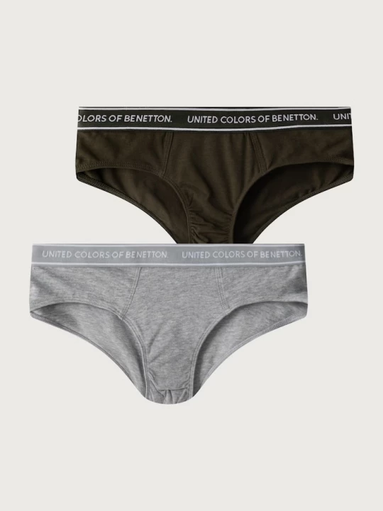 Obrázek produktu United Colors of Benetton kalhotky dětské bavlněné s elastanem 2-pack