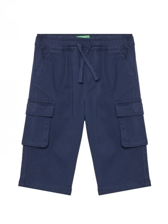 Obrázek produktu United Colors Of Benetton Kalhoty z materiálu 4TCGGF02B Tmavomodrá Regular Fit