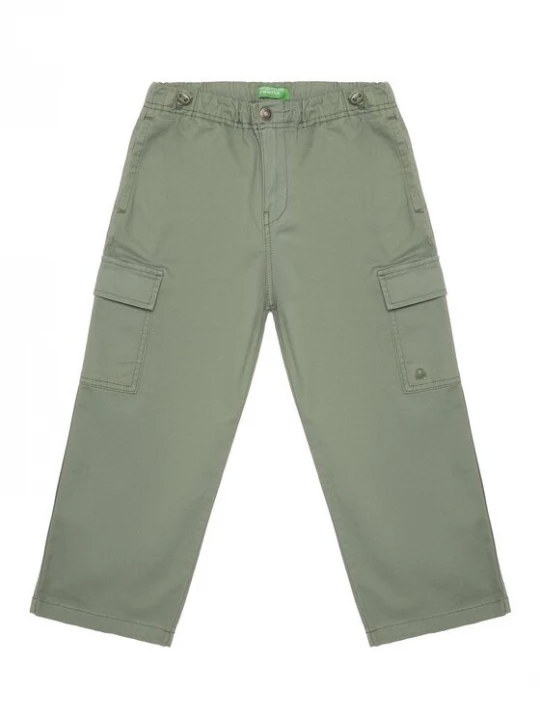 Obrázek produktu United Colors Of Benetton Kalhoty z materiálu 4XZXCF04I Šedá Loose Fit