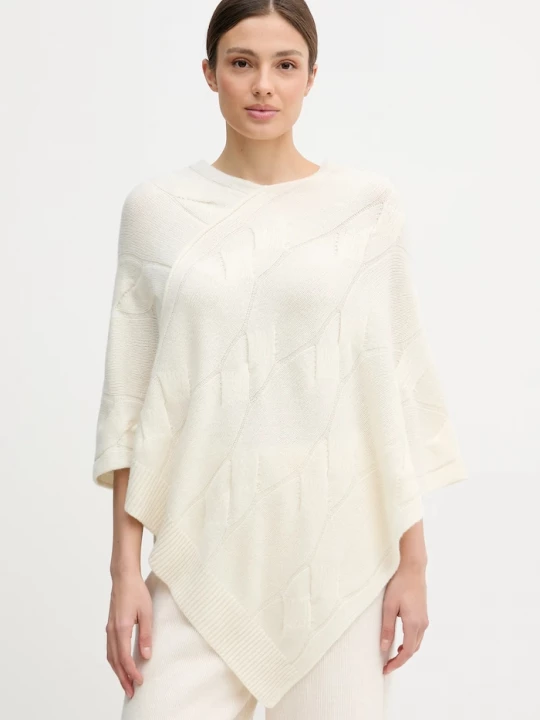 Obrázek produktu United Colors of Benetton Kašmírové pončo United Colors of Benetton béžová