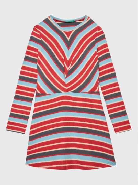 Obrázek produktu United Colors Of Benetton Každodenní šaty 3FVTCV008 Červená Regular Fit