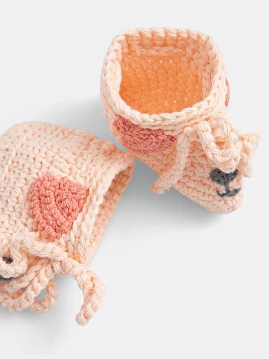 Obrázek produktu United Colors of Benetton Kojenecké pantofle United Colors of Benetton růžová