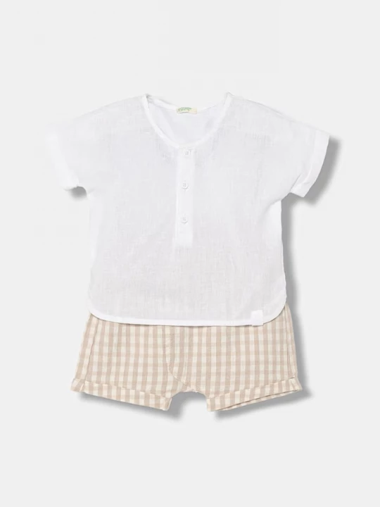 Obrázek produktu United Colors of Benetton kojenecký set se lnem