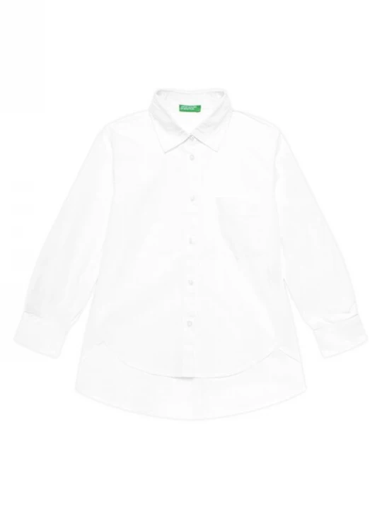 Obrázek produktu United Colors Of Benetton Košile 5EW7CQ044 Bílá Oversize