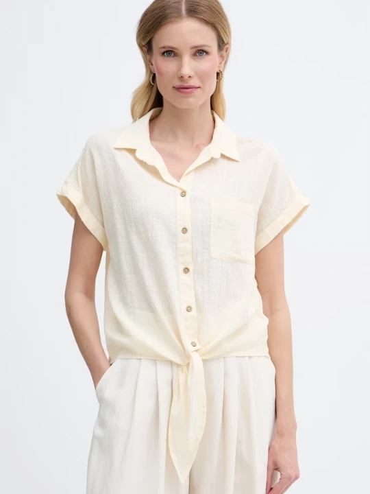 Obrázek produktu United Colors of Benetton košile dámská s bavlnou béžová