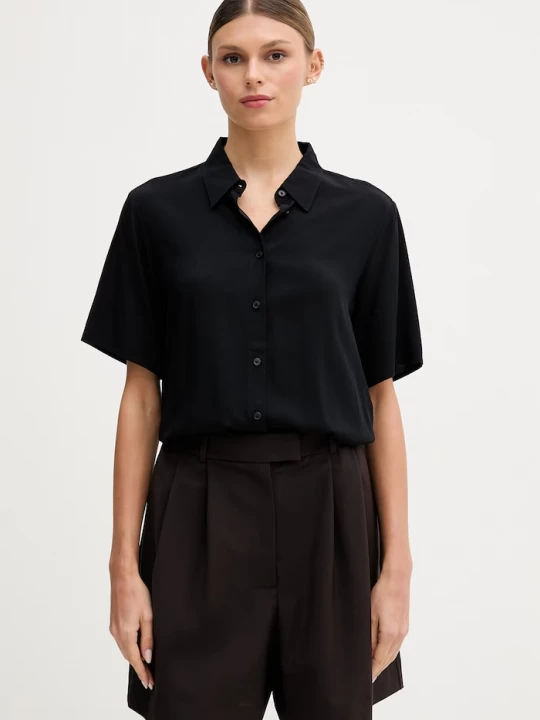 Obrázek produktu United Colors of Benetton košile dámská z viskózy černá