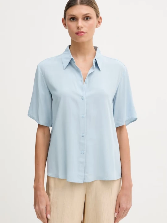 Obrázek produktu United Colors of Benetton košile dámská z viskózy modrá