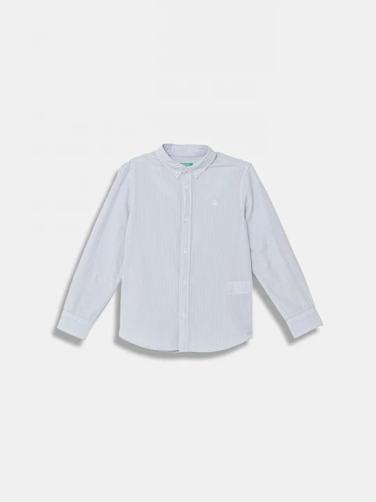 Obrázek produktu United Colors of Benetton košile dětská bavlněná modrá