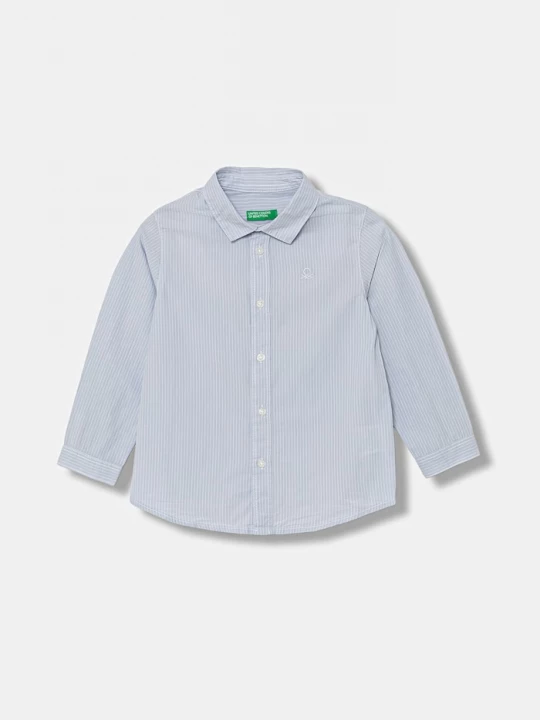 Obrázek produktu United Colors of Benetton košile dětské bavlněné modrá
