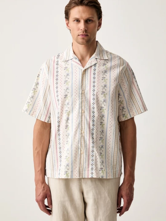Obrázek produktu United Colors of Benetton košile pánská bavlněná béžová